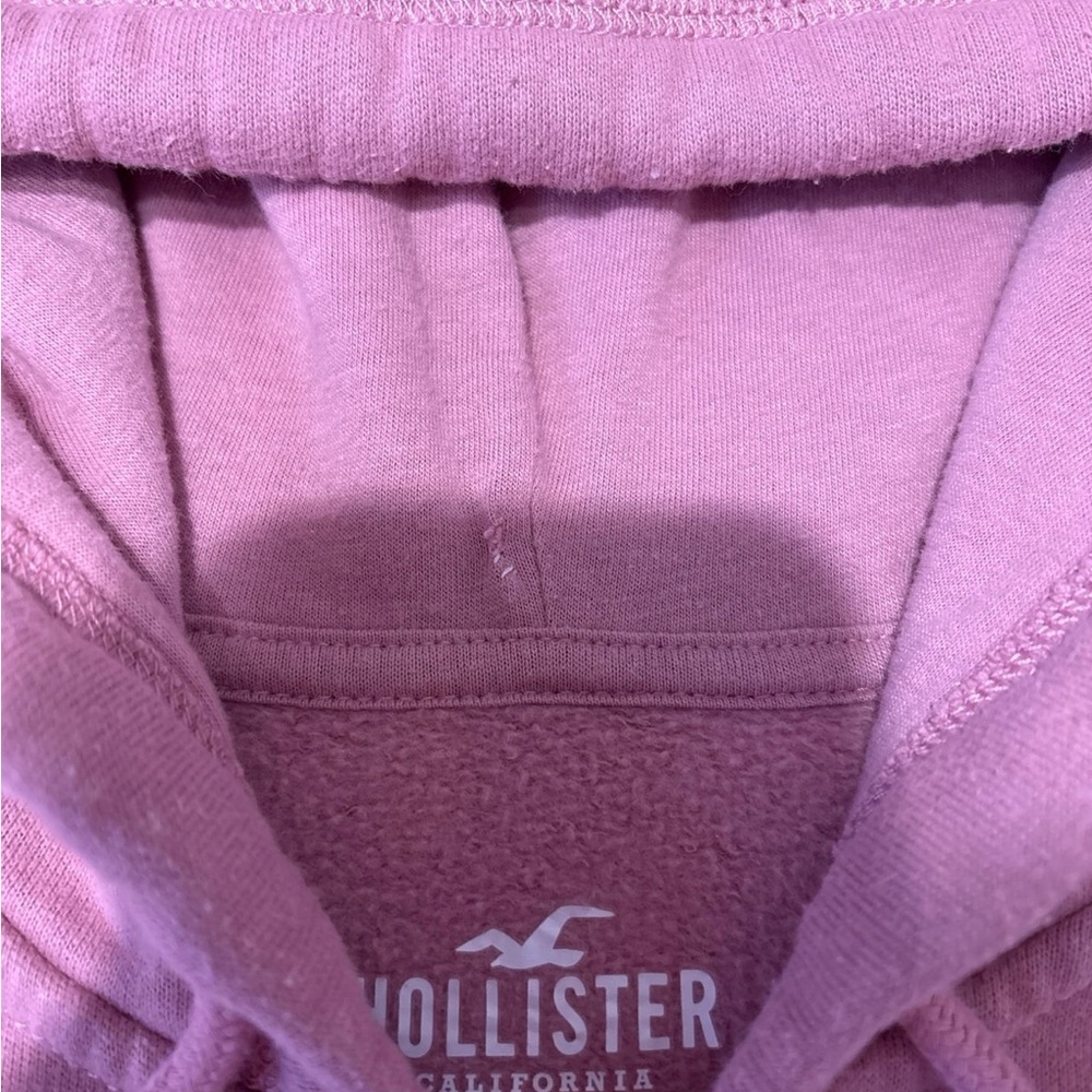 Hollister Pink Oversized Zip-Up Hoodie - Picture 6 of 6